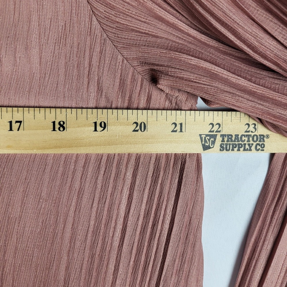 Free People Can't Help It Pleated Swing Dress Size XS Dusty Rose Tassels Flare - Picture 11 of 14